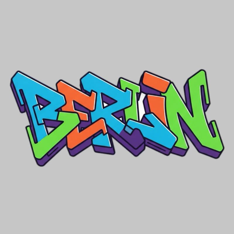 Berlin Streets Graffiti Colour Explosion
