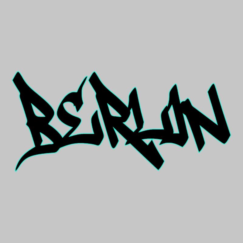 Neon Graffiti Schriftzug