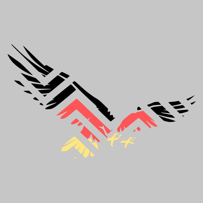 Abstract Eagle Germany Fan