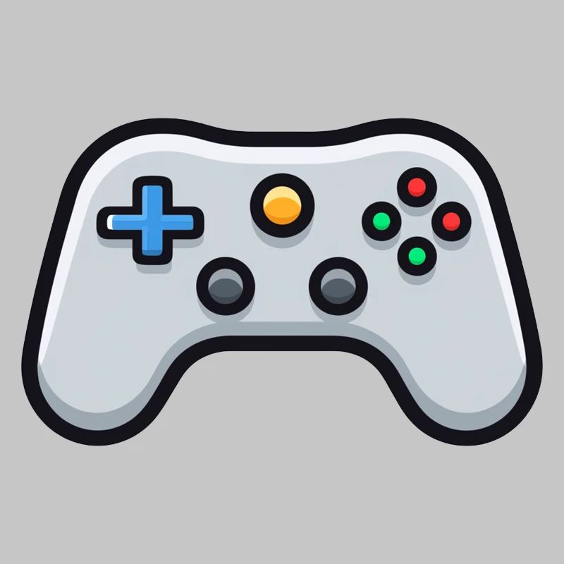 Gamepad-Logo, Controller, Retro-Konsole