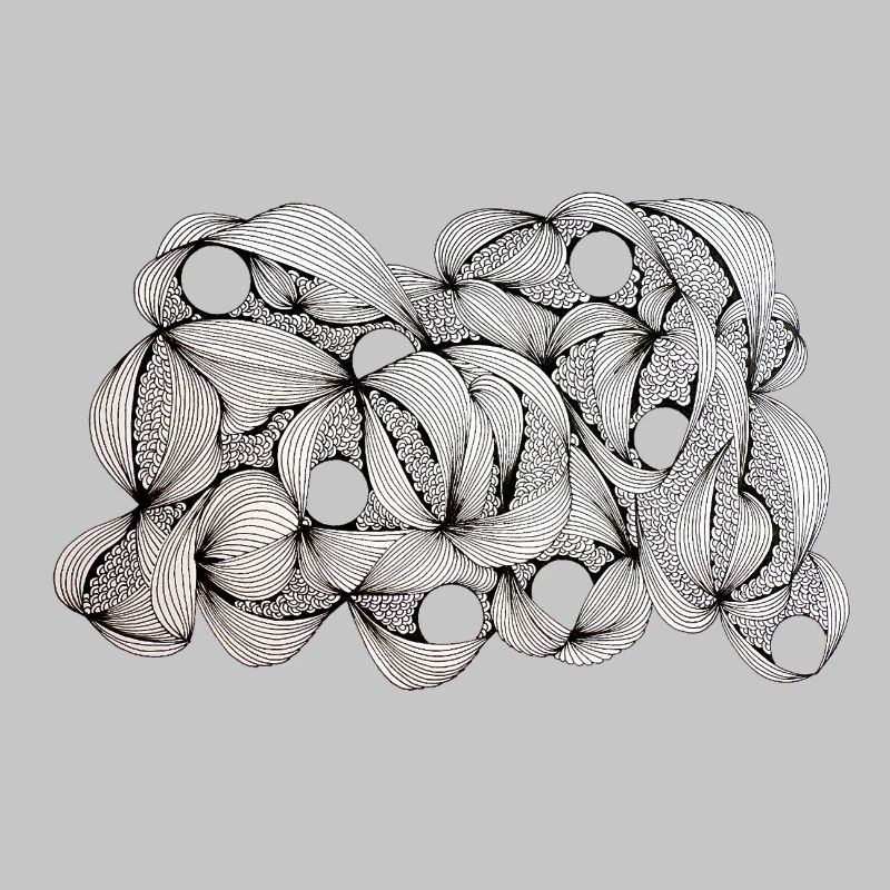 Lined Leaf Weave Pattern