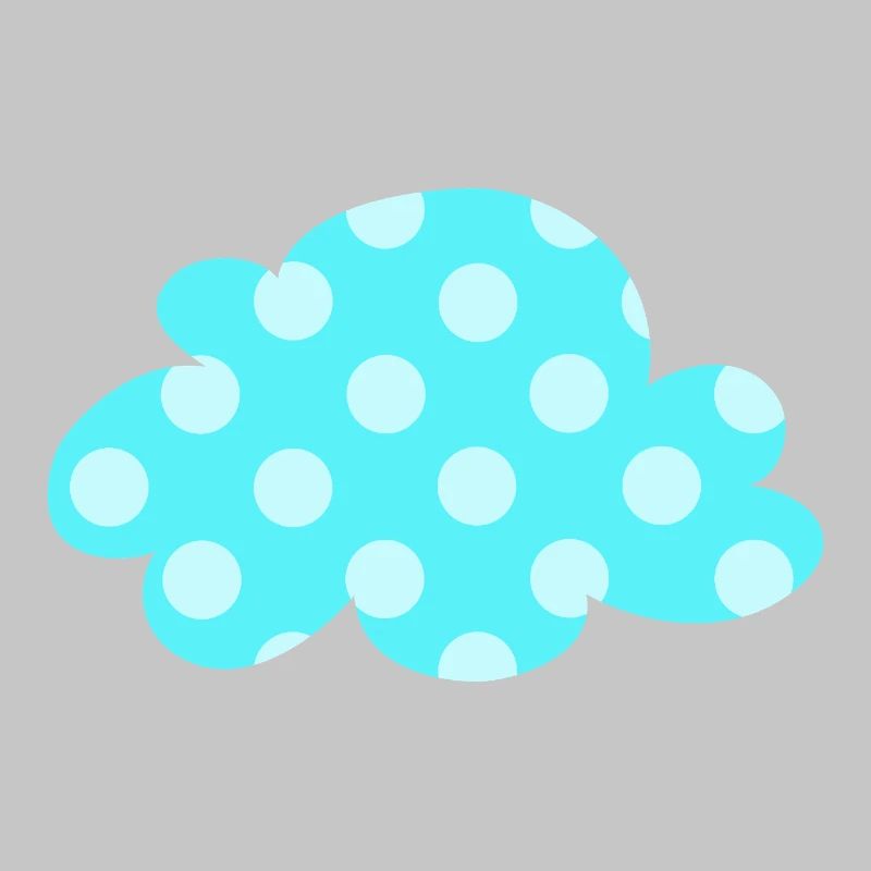 Points nuages Points Points Décoration de la chambre de bébé Enfants Météo