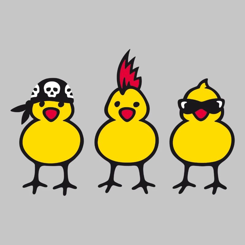 Three Chicks