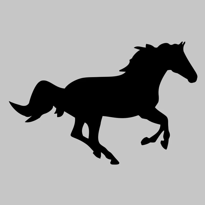 Ein Pferd.