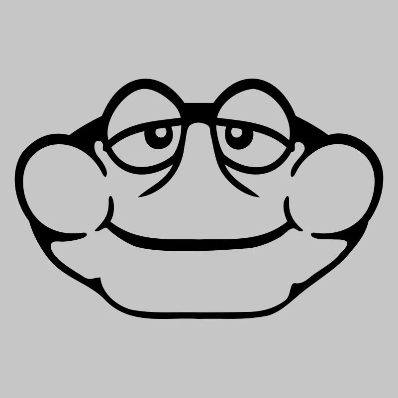 Frog Toad Smiles Funny Comic Happy Cool