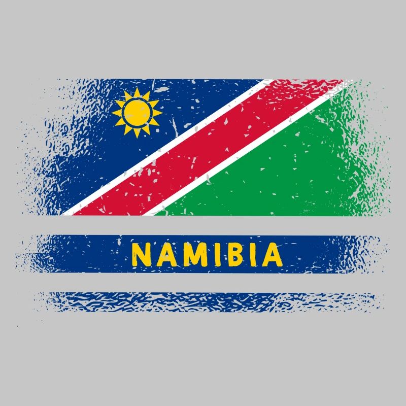 Namibia Flaggen Design