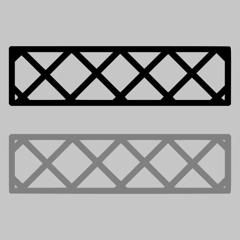 Fence Grid Pattern Frame