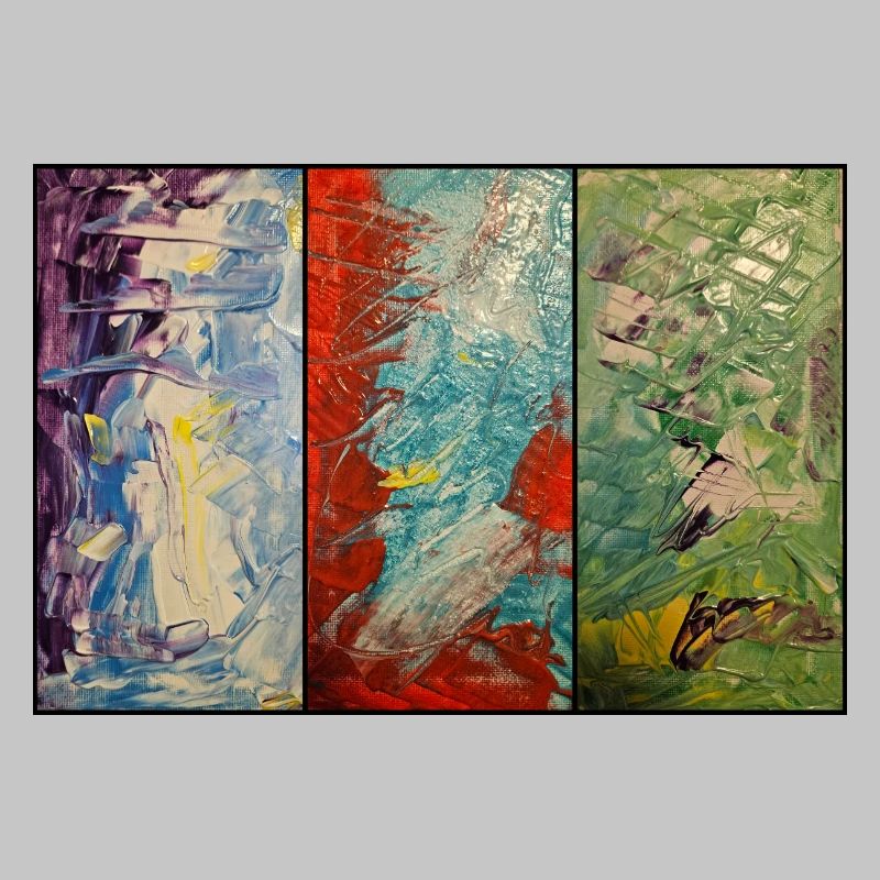 Triptych Color Flow
