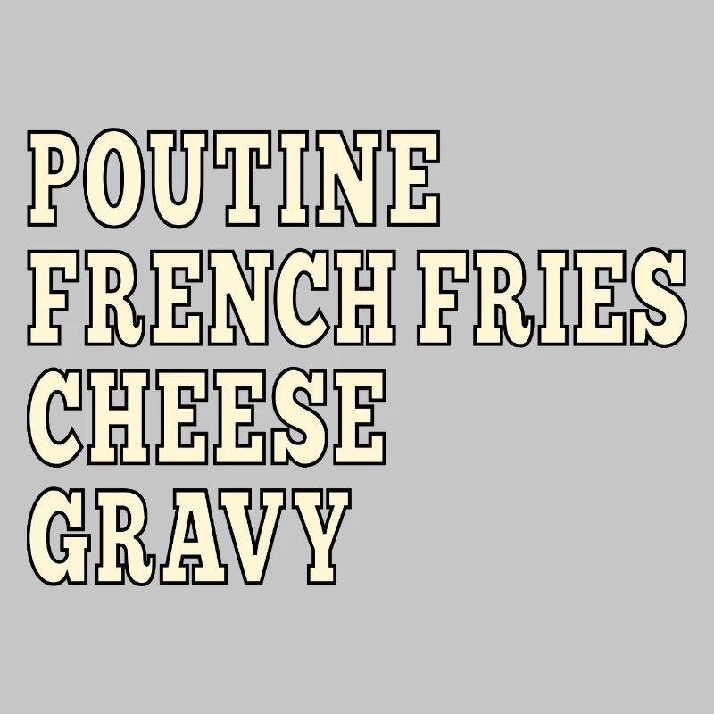Poutine de restauration rapide canadienne