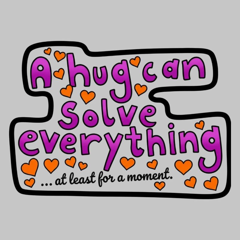 A hug can help