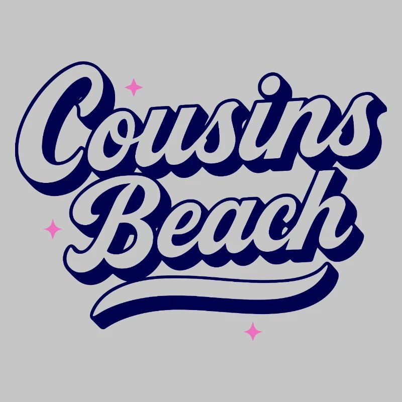 Cousins Beach - Conception de script rétro