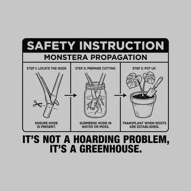 Guide de propagation de la monstera : c’est une serre, pas