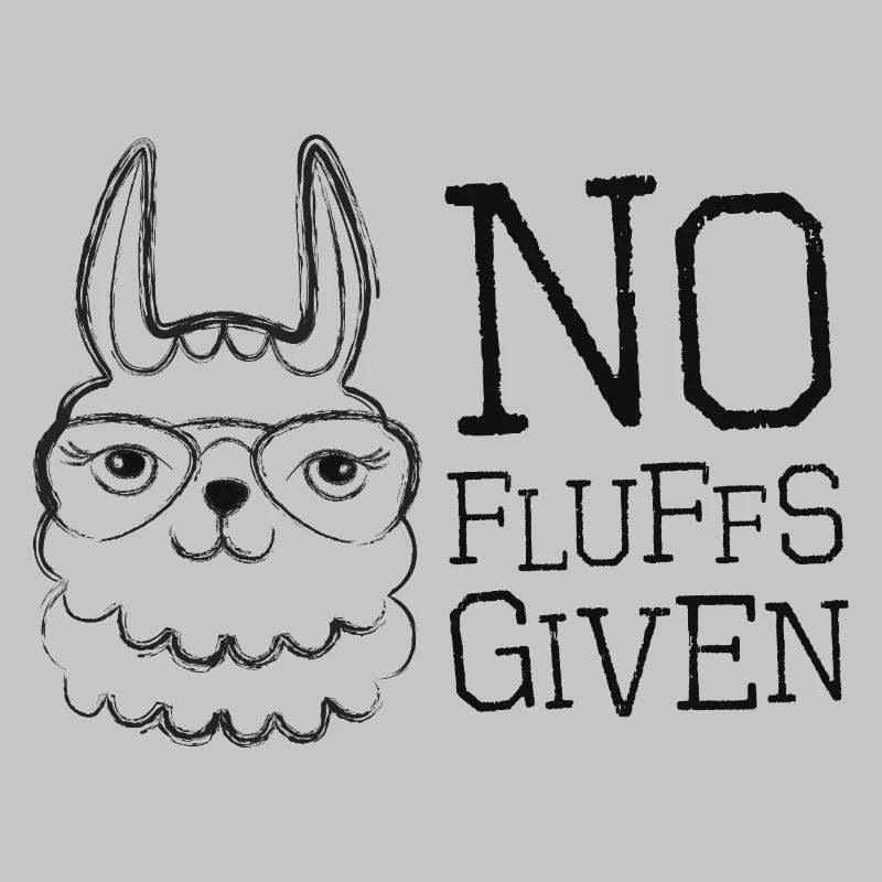  Lama mit Brille No Fluffs Given