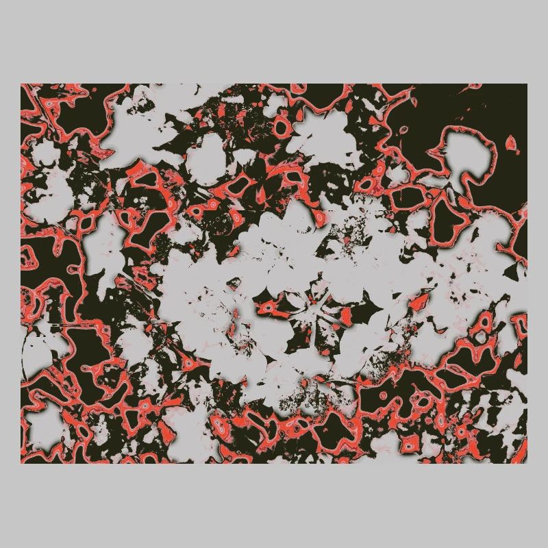 Red Nebula Abstract Pattern
