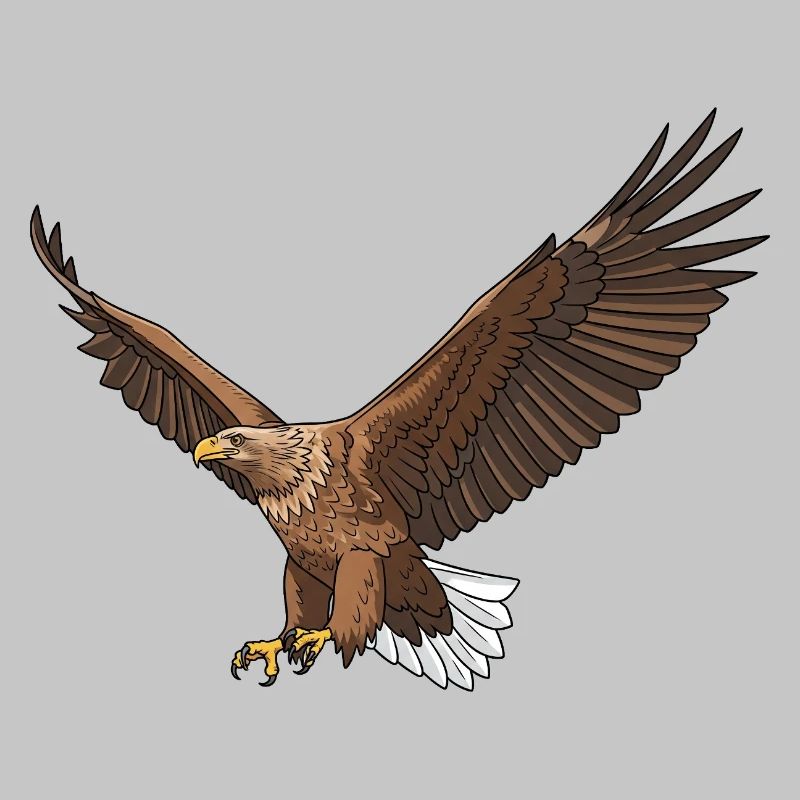 Pygargue à queue blanche Haliaeetus albicilla Eagle