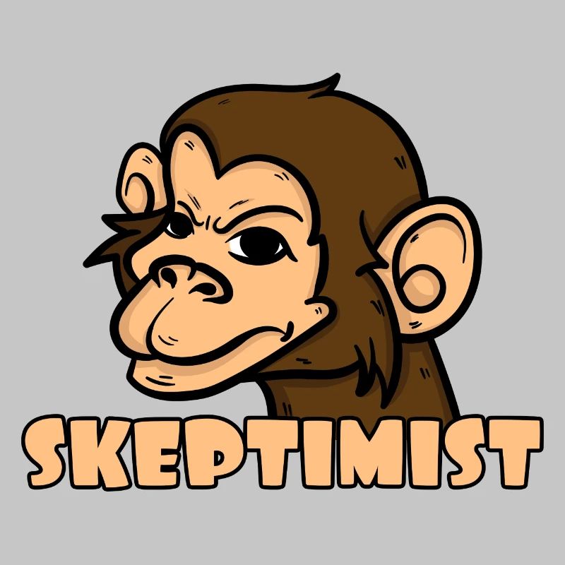 Skeptiker Affe - Skeptimist