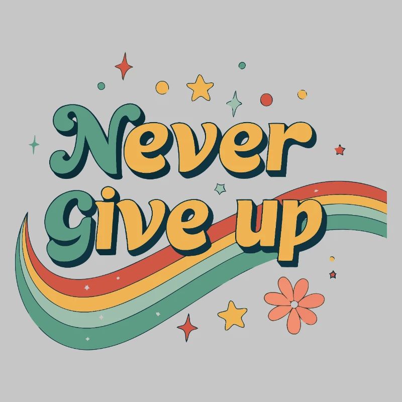 Rainbow Retro Perseverance