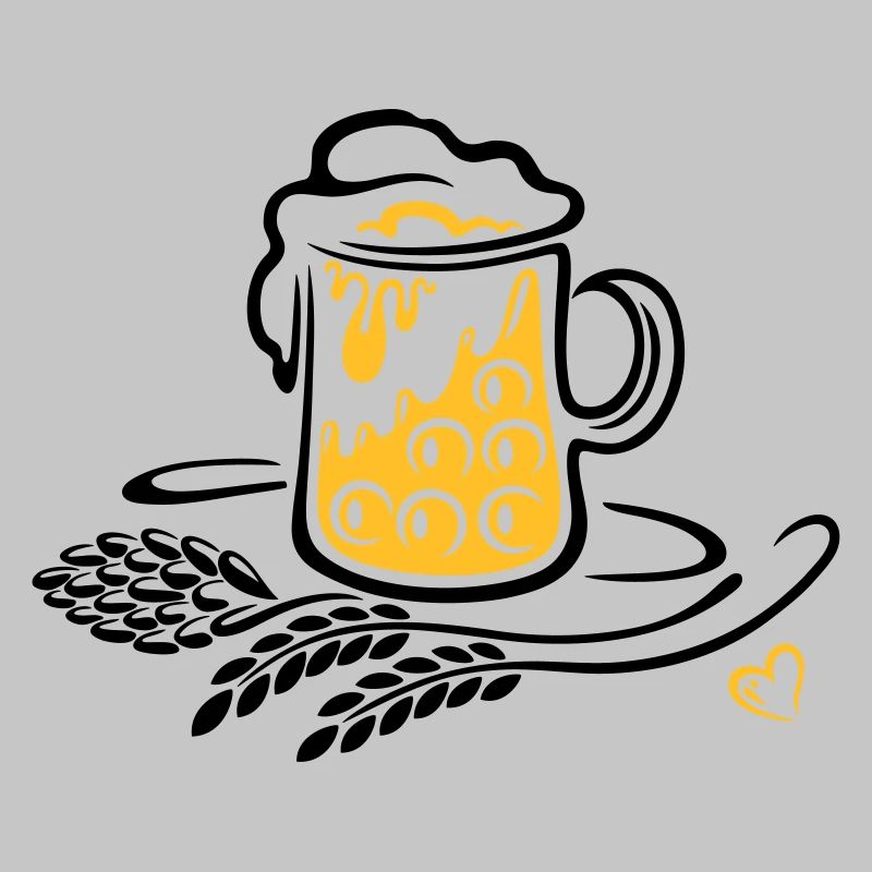 Beer Beer Mug Hops Wheat