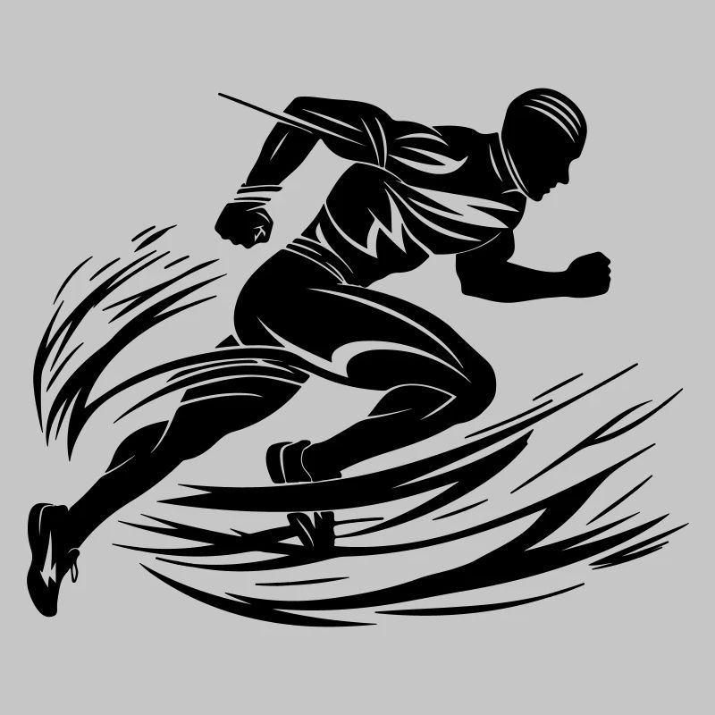 Sprinter in Bewegung