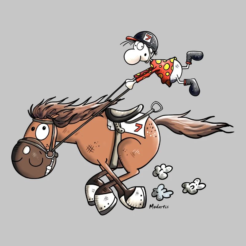 Cheval De Course Rapide