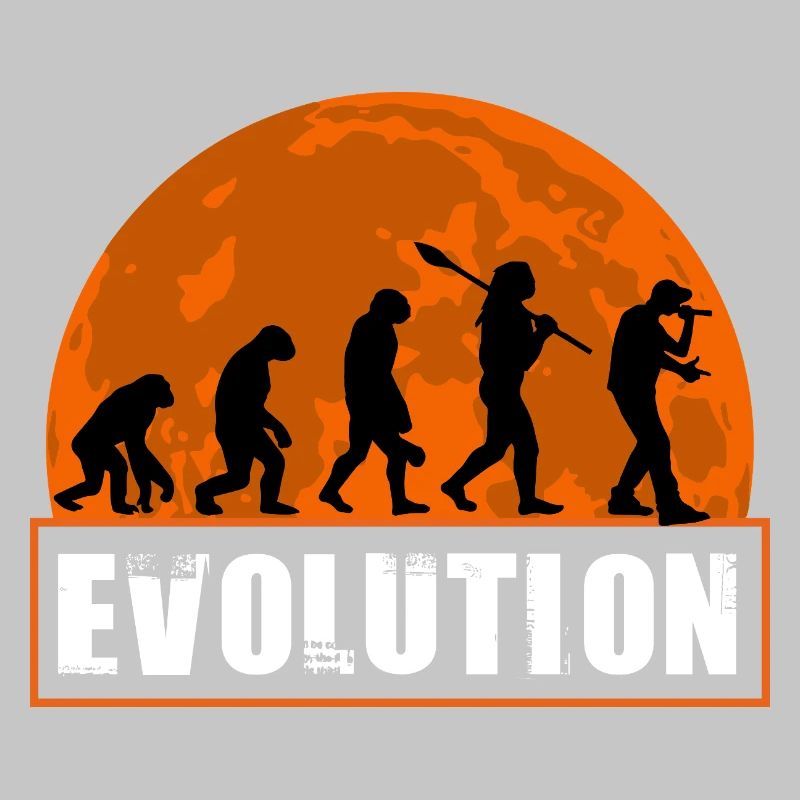 Funny Human Evolution Rapper