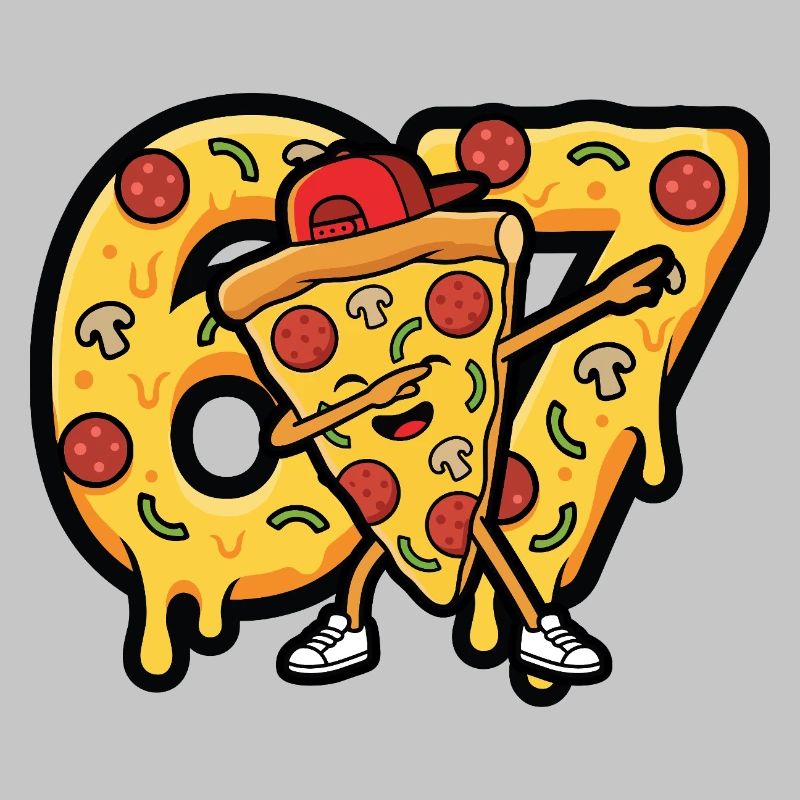 Pizza Dabbing 67 Slice Hugger