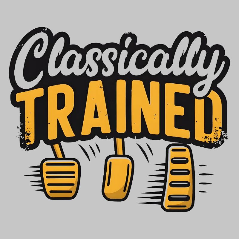 Classically Trained Manual Car Driver Pedals