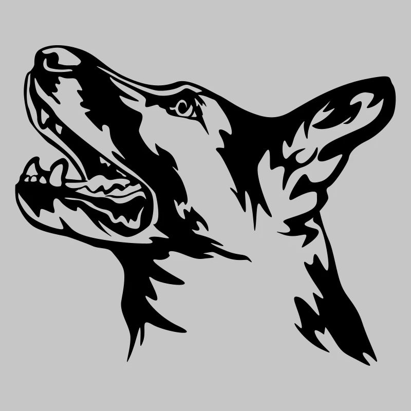 German Shepherd Head