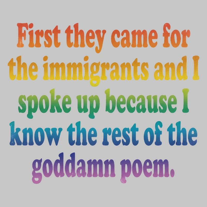Rainbow Courage Quote Tee