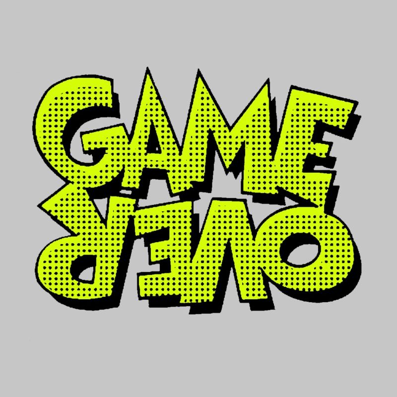 Game Over Retro-Pixel-Design