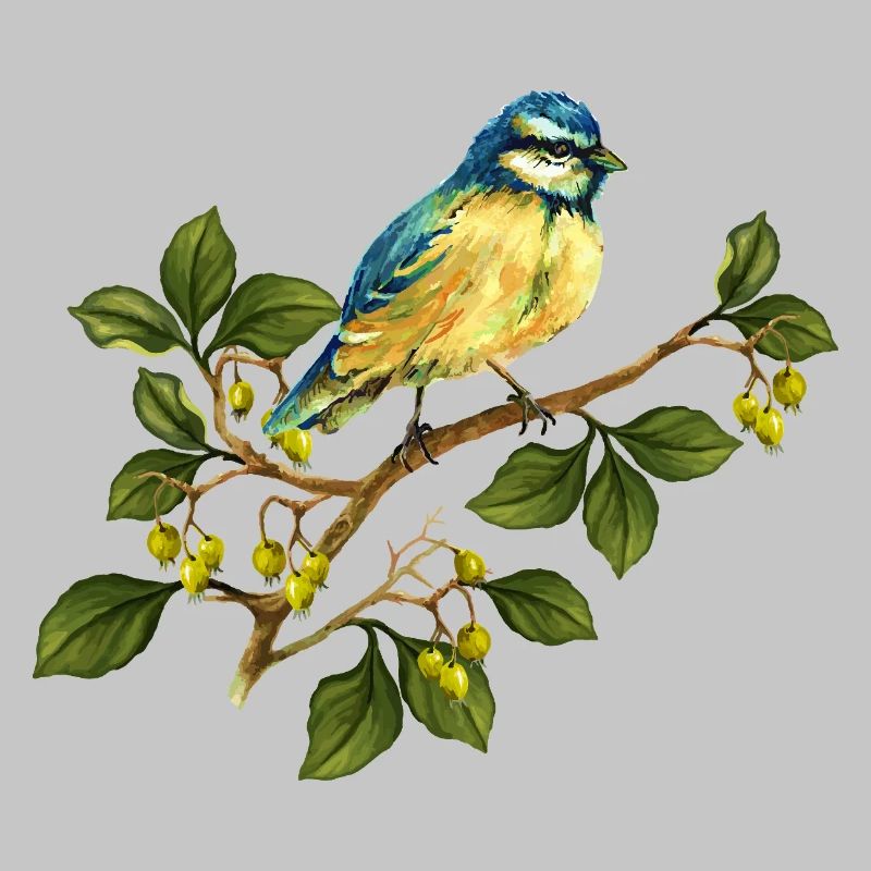 Bunter Vogel