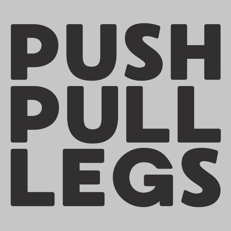 Push Pull Jambes Répéter Entraînementssplit
