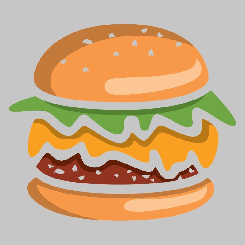 Comic Burger Cheeseburger