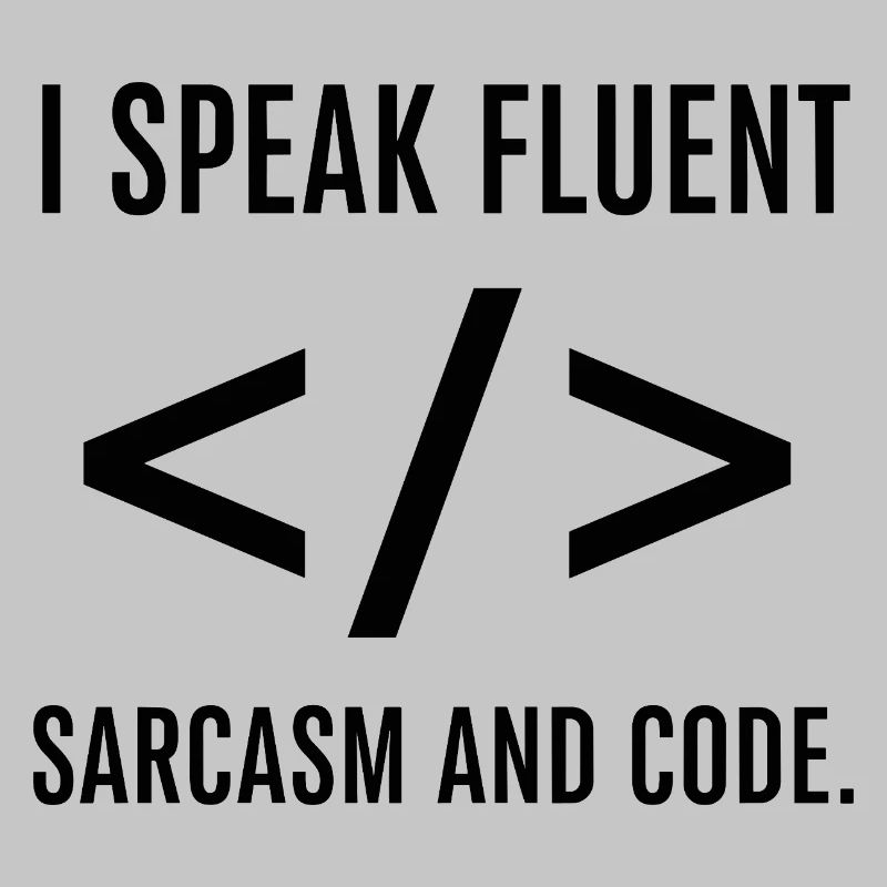 Ich spreche fließend Code