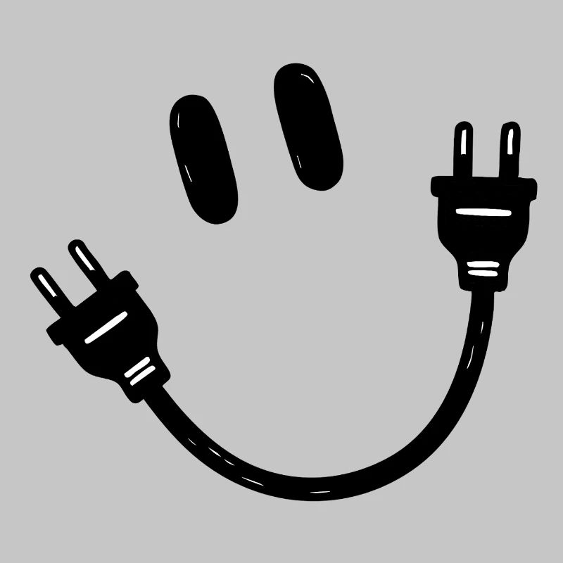 Electrician Electrical Engineer Schuko Plug Funny