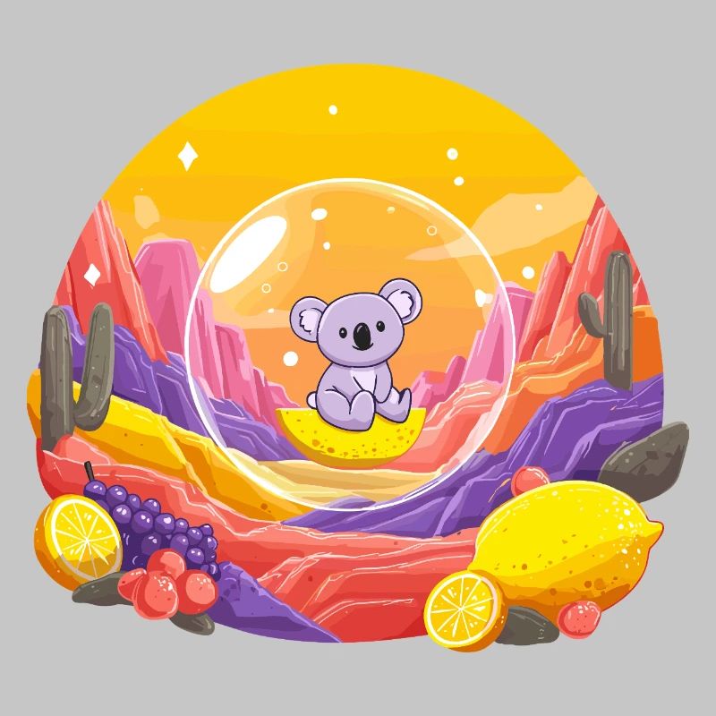 Koala im Glaskugel-Wunderland
