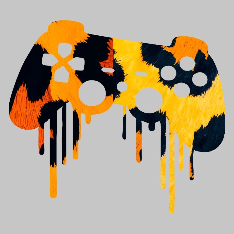 Leopardmuster Gaming player 