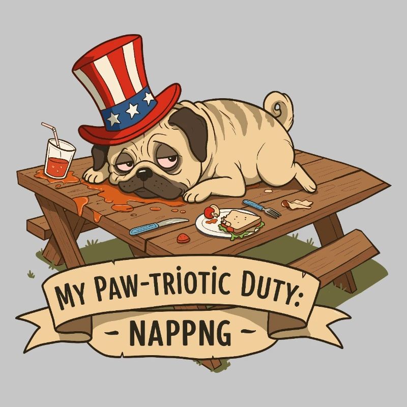 Mops Nickerchen