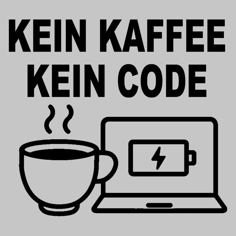 Kein Kaffee Kein Code - Conception de programmeur amusant