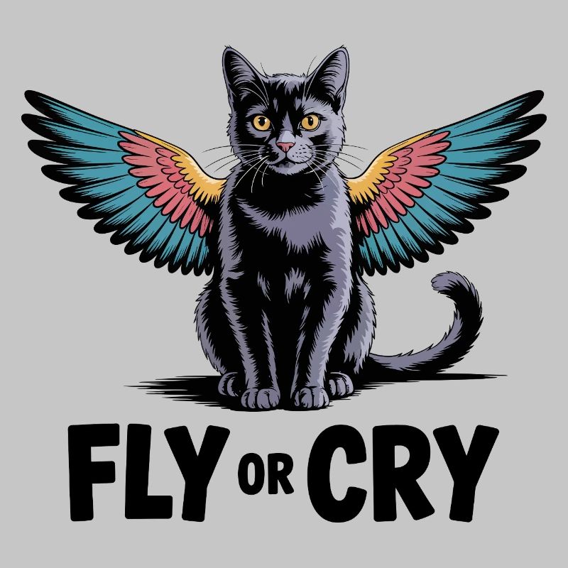 Fliege oder rufe Katze