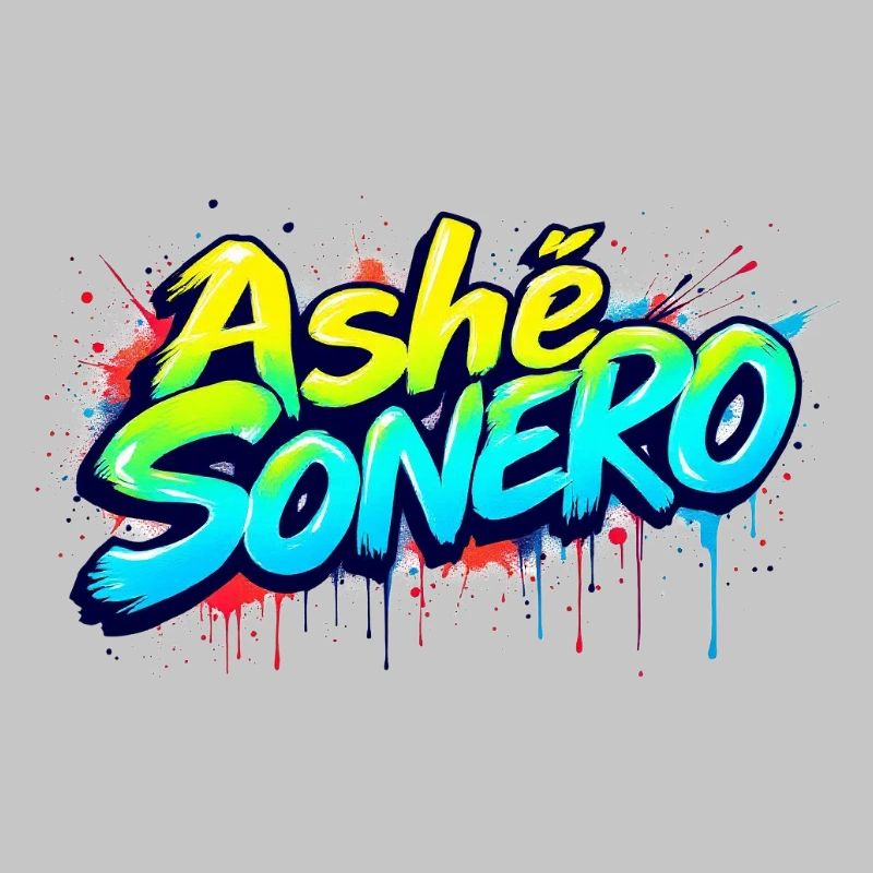 Ashe Sonero Graffiti-Regenbogen