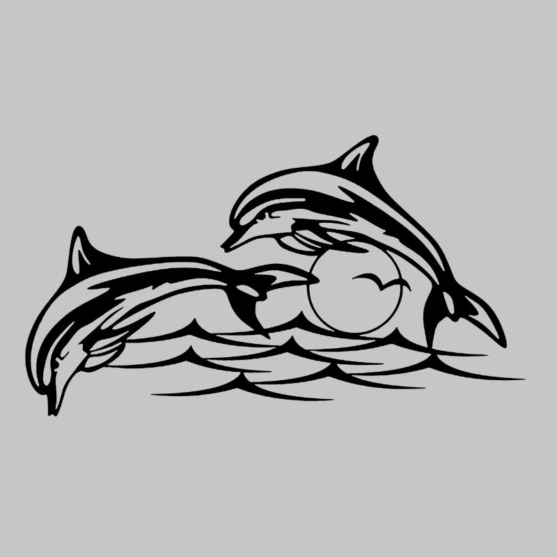 Black dolphins