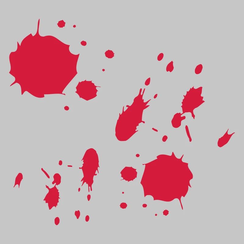Rote Farbspritzer abstrakte Muster