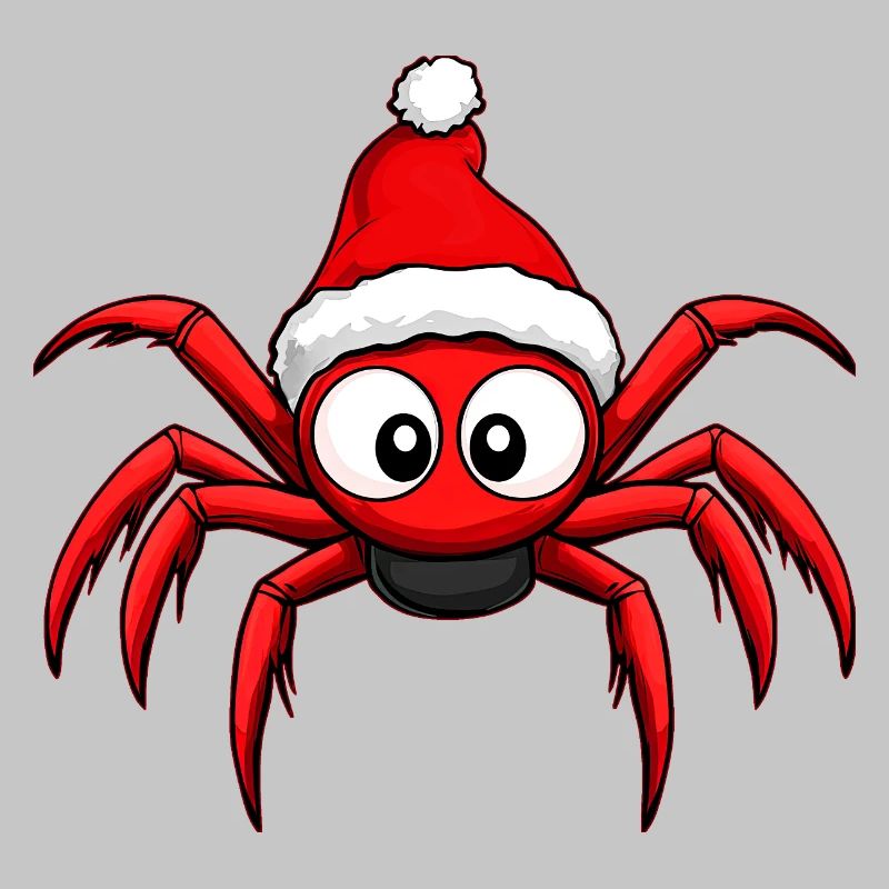 Weihnachtsmann Spinne