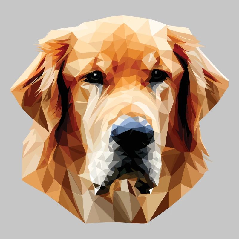 Labrabor Hund Polygon