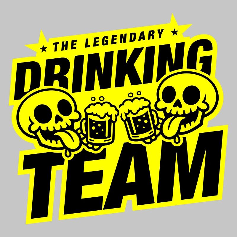 Drinking Team Skeleton Beer