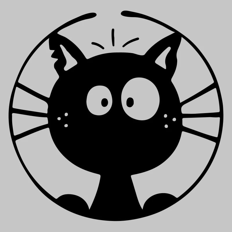 Neugierige Katze