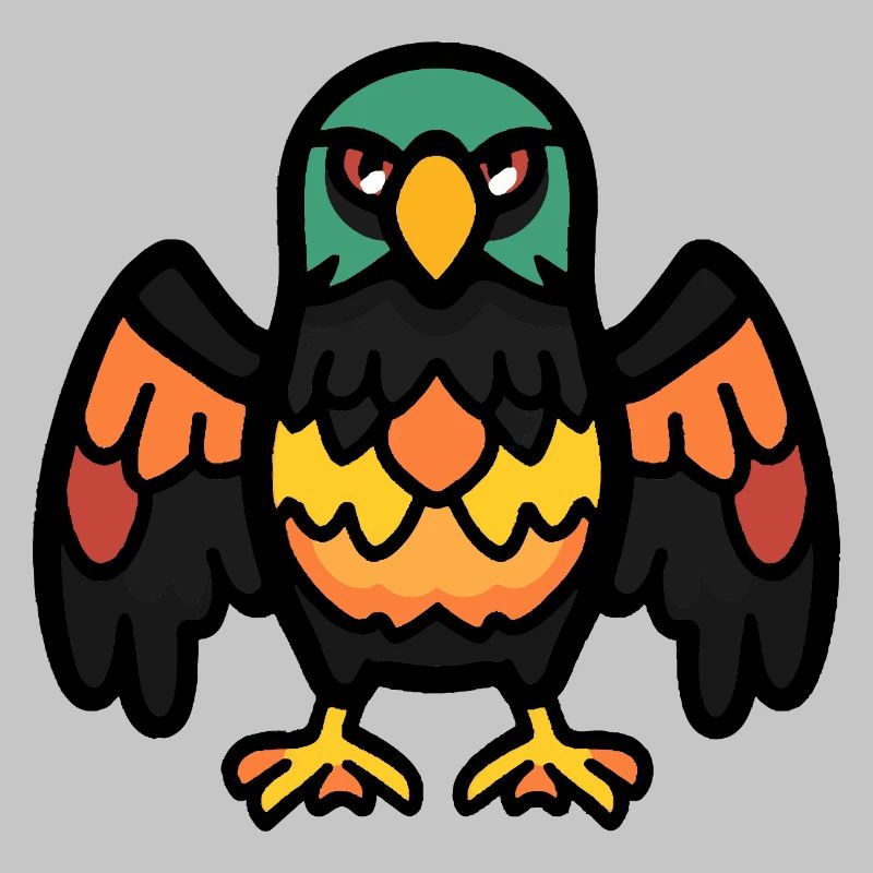 Eagle Halloween Comic Funny