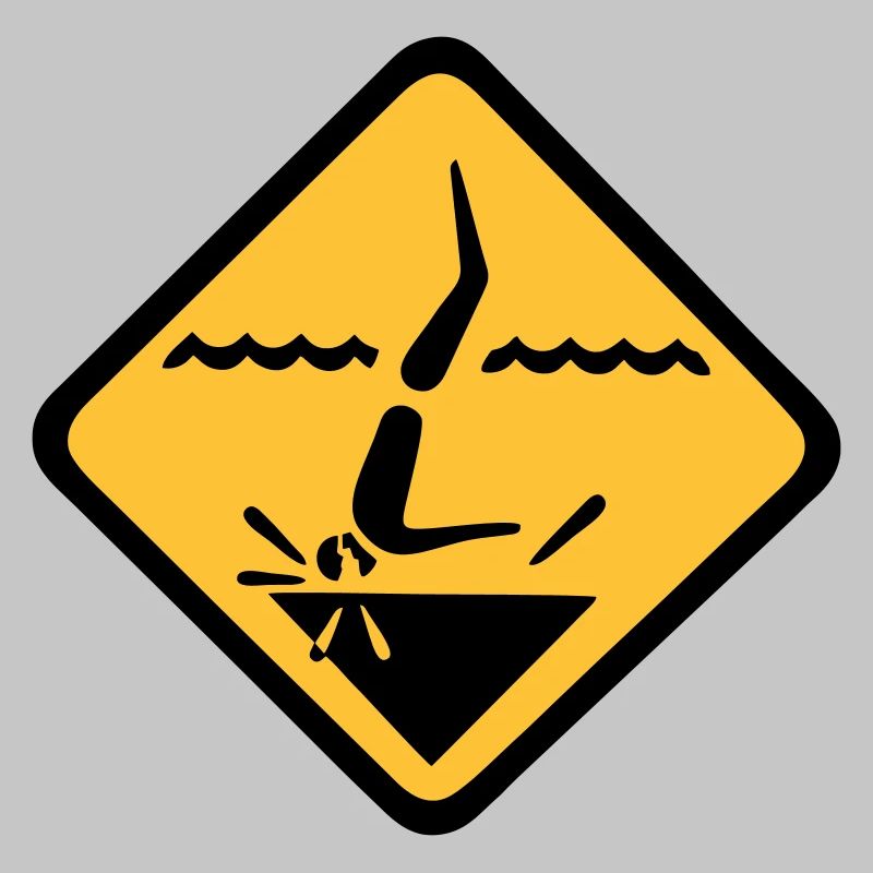 Graphique de signe de plongée