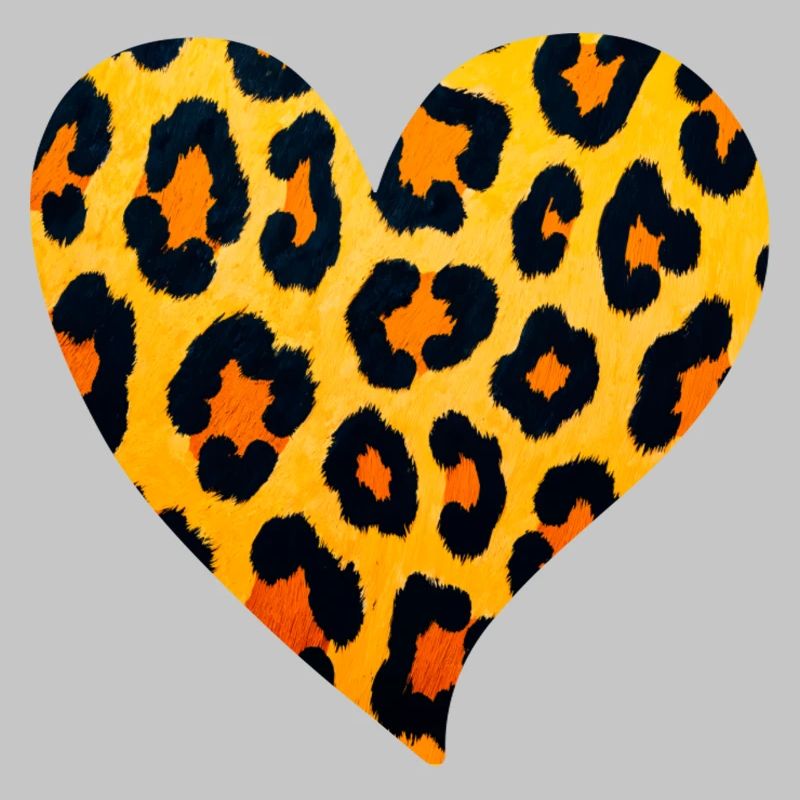 Leopard Heart Pattern